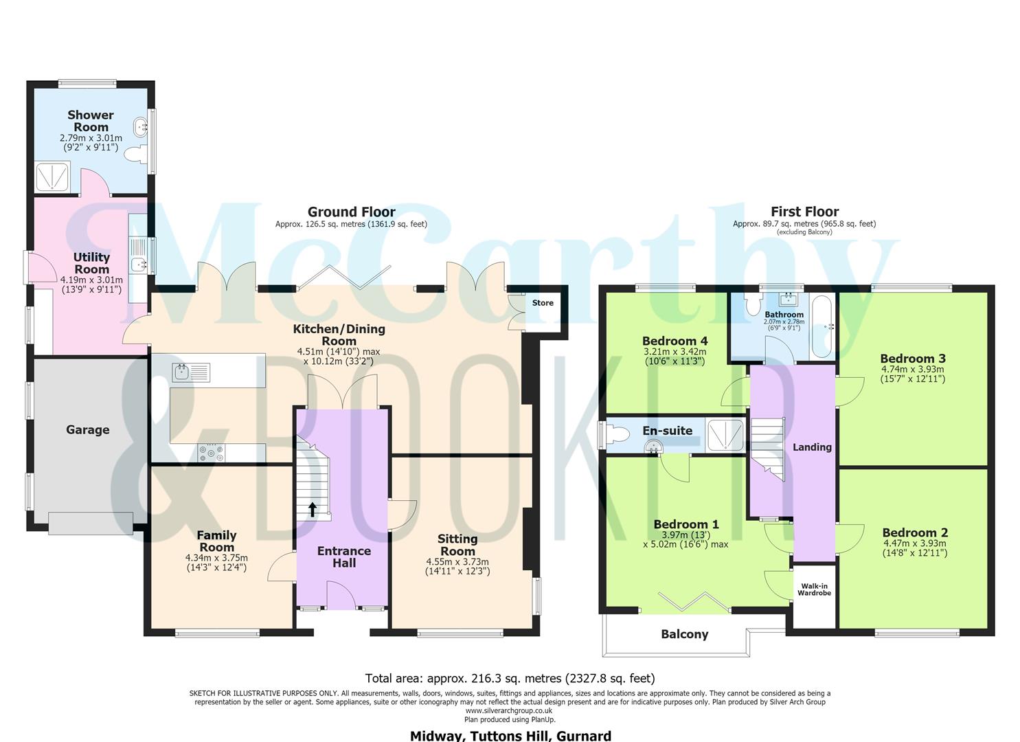CHAIN FREE DETACHED HOME IN GURNARD - Tuttons Hill, Cowes floorplan